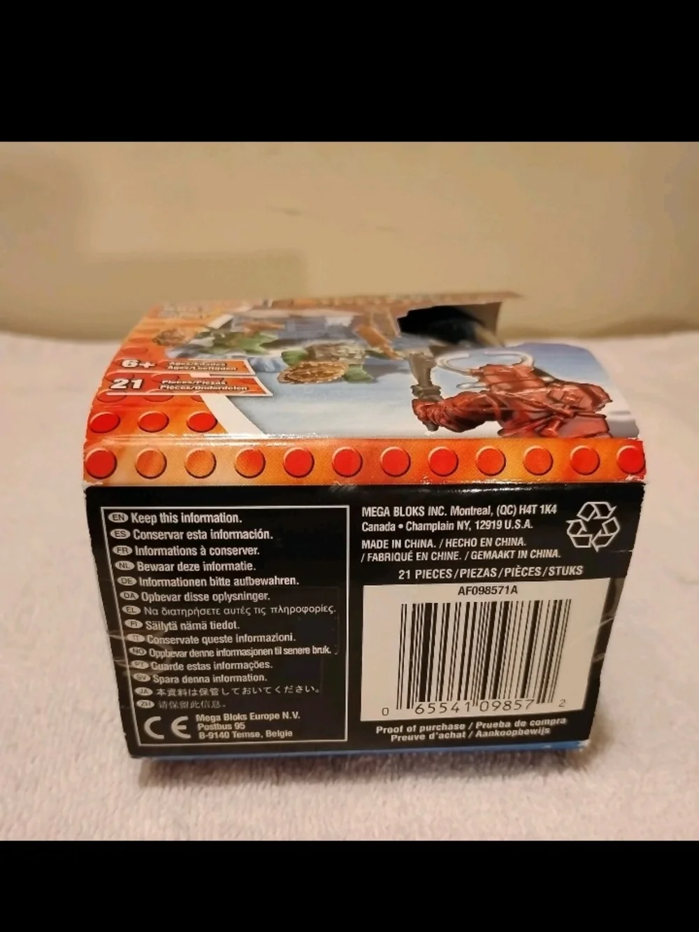 MEGA BLOKS FIRE & ICE DRAGONS 9857 ICE OUTPOST NEW SEALED 2004 RARE